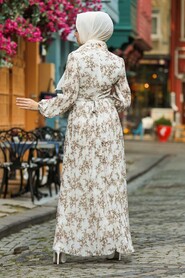 Mink Hijab Dress 27891V - 2