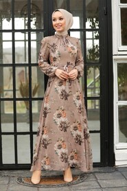 Mink Hijab Dress 27901V - 1