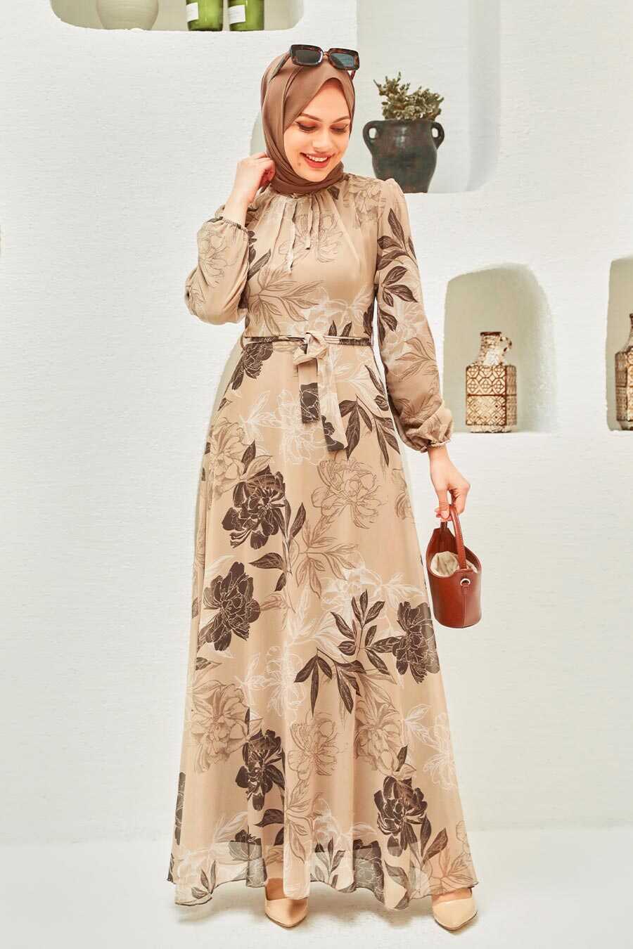 Mink Hijab Dress 279062V 