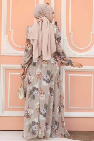 Mink Hijab Dress 27926V - 2