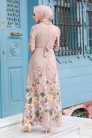 Mink Hijab Dress 2875V - 2