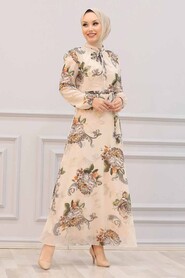 Mink Hijab Dress 28907V - 1