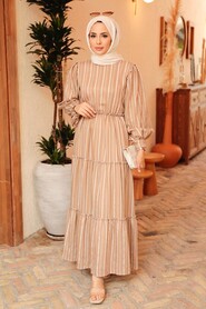 Mink Hijab Dress 30251V - 1