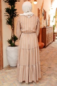 Mink Hijab Dress 30251V - 2