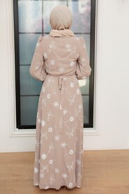 Mink Hijab Dress 32944V - 2