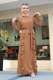 Mink Hijab Dress 3331V - 2