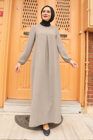 Mink Hijab Dress 4362V - 1