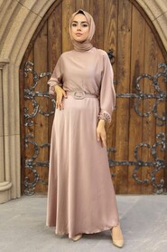 Mink Hijab Dress 5727V - 2
