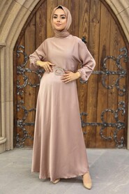 Mink Hijab Dress 5727V - 1