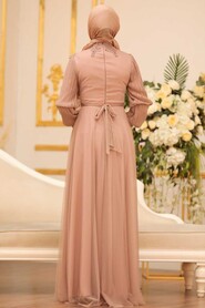  Modern Mink Islamic Clothing Prom Dress 21780V - 5