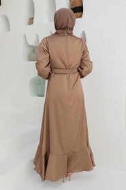  Elegant Mink Muslim Fashion Evening Dress 4566V - 2