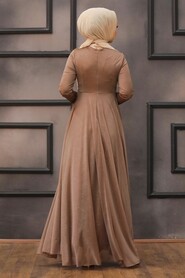  Plus Size Mink Islamic Clothing Evening Dress 5397V - 4