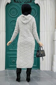 Mink Hijab Knitwear Cardigan 70201V - 6