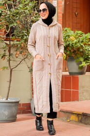 Mink Hijab Knitwear Cardigan 7036V - 2