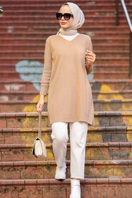 Mink Hijab Knitwear Tunic 18120V - 2