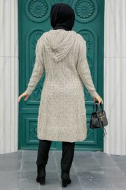 Mink Hijab Knitwear Cardigan 70020V - 2