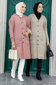 Mink Hijab Knitwear Cardigan 70020V - 3