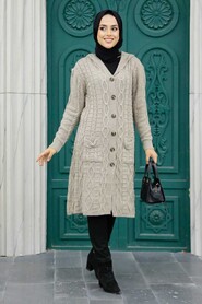 Mink Hijab Knitwear Cardigan 70020V - 6