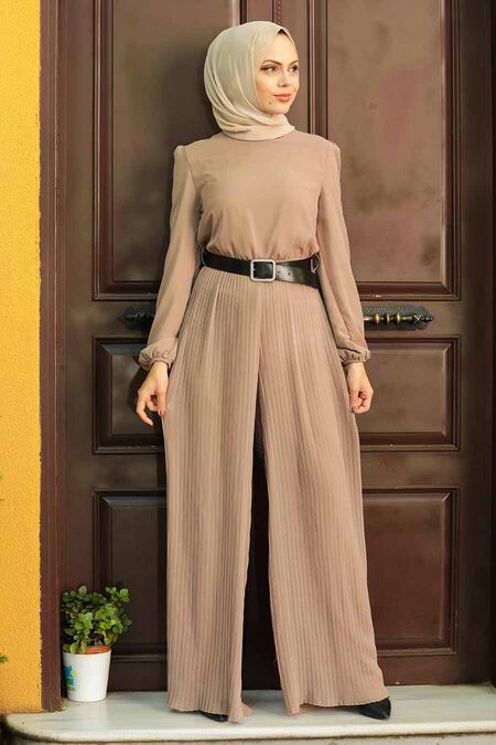 Mink Hijab Overalls 2897V - NEVA STYLE