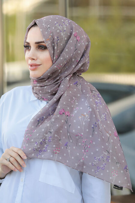 Mink Hijab Shawl 7543V - NEVA STYLE