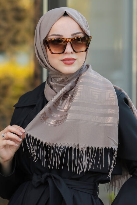 Mink Hijab Shawl 7546V - NEVA STYLE