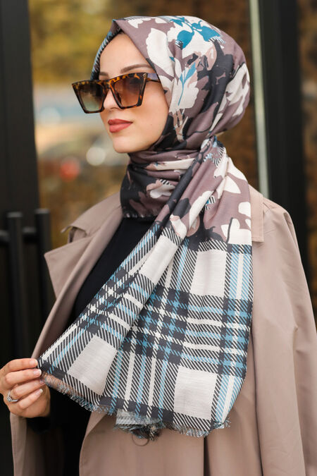 Mink Hijab Shawl 7554V - NEVA STYLE