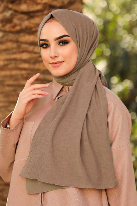 Mink Hijab Shawl 7563V - NEVA STYLE