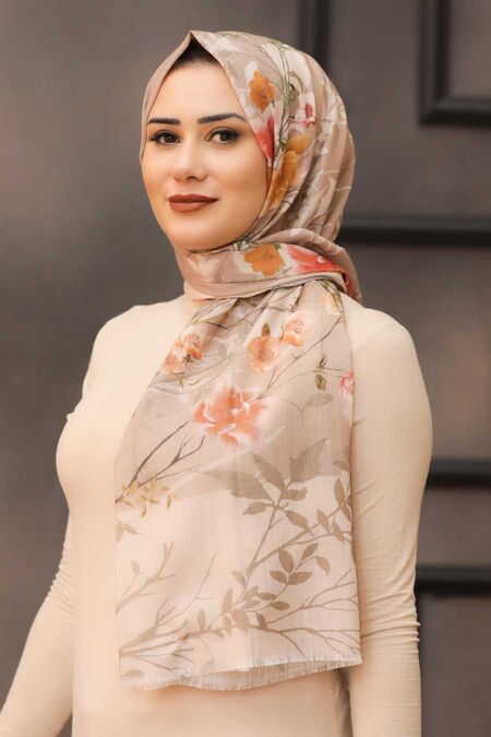 Mink Hijab Shawl 7565V - NEVA STYLE