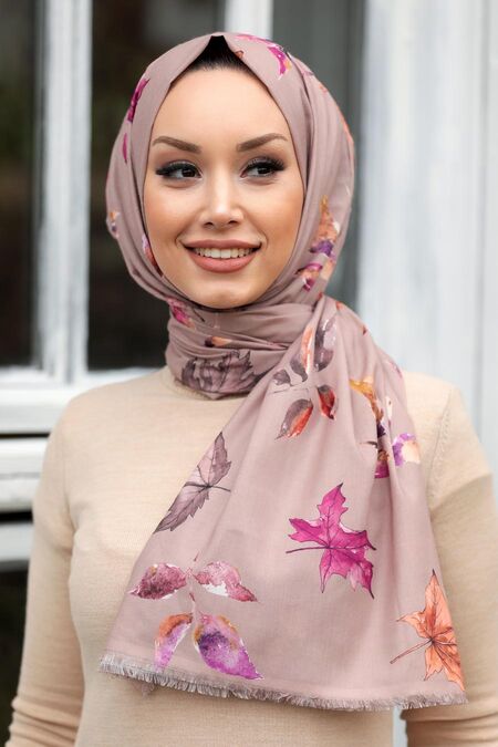 Mink Hijab Shawl 7569V - NEVA STYLE