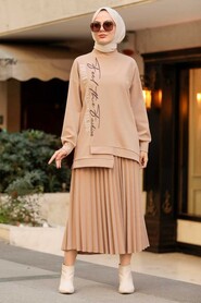 Mink Hijab Suit Dress 19239V - 2