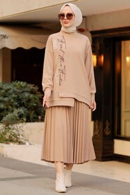 Mink Hijab Suit Dress 19239V - 1