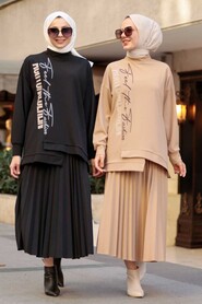 Mink Hijab Suit Dress 19239V - 4
