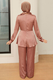 Mink Hijab Suit Dress 3457V - 2
