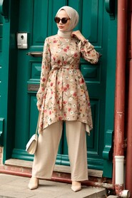 Mink Hijab Suit Dress 51850V - 1