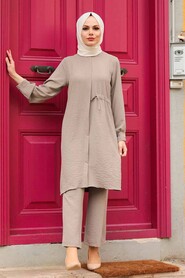 Mink Hijab Suit Dress 5625V - 1