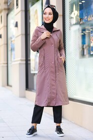 Mink Hijab Trenchcoat 8866V - 1