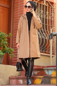 Mink Hijab Trenchcoat 8932V - 2