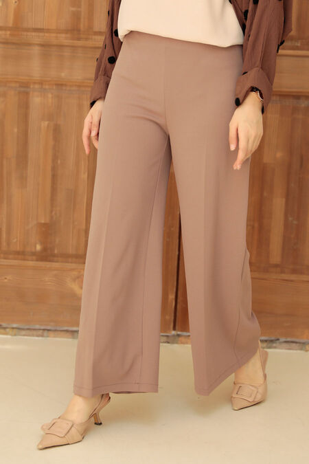 Mink Hijab Trouser 4893V - NEVA STYLE