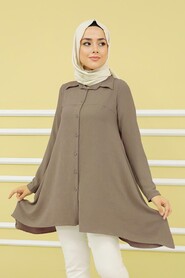 Mink Hijab Tunic 4601V - NEVA STYLE