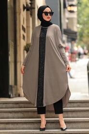 Mink Hijab Tunic 48460V - 1