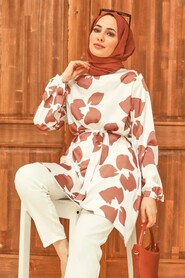 Mink Hijab Tunic 5650V - 3