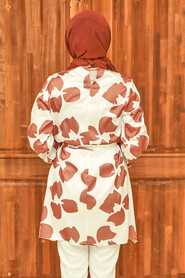 Mink Hijab Tunic 5650V - 4