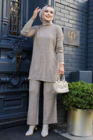 Mink Knitwear Muslim Dual Suit 33450V - 2