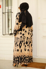 Mink Modest Maxi Dress 35202V - 3