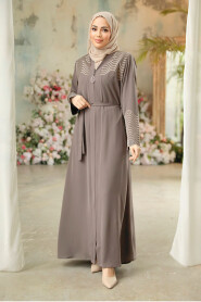 Mink Modest Plus Size Abaya 29105V 