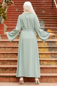 Mint Hijab Abaya 41021MINT - 3