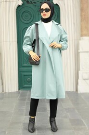 Mint Hijab Coat 5829MINT - 2