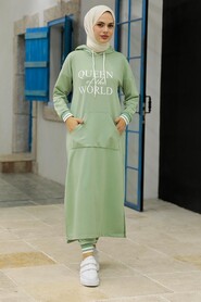 Mint Hijab Double Suit 56090MINT - 2