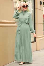 Mint Hijab Dress 2413MINT - 1