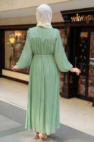 Mint Hijab Dress 24510MINT - 2